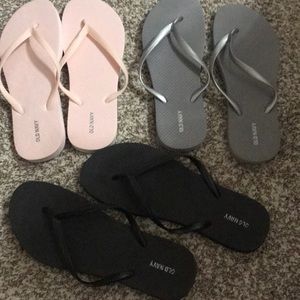 Old Navy flip flops - 3 for the price of one!